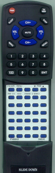 SAMSUNG TTC1350 Replacement Remote