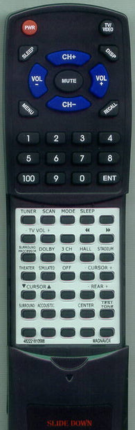 MAGNAVOX FR930PBK01 Replacement Remote