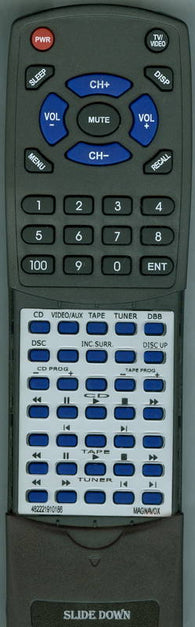 MAGNAVOX FW391C3701 Replacement Remote