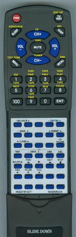 MAGNAVOX--INSERT FW385P Replacement Remote