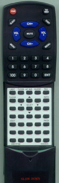 MAGNAVOX DVS600R Replacement Remote