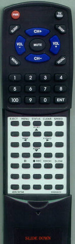 MAGNAVOX MVR650MG Replacement Remote