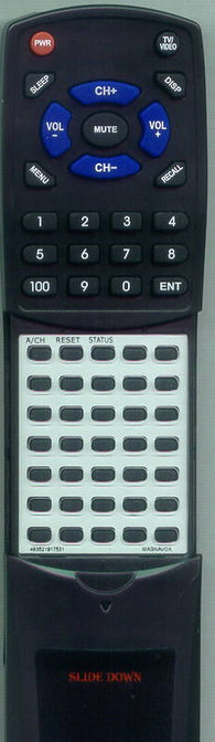 MAGNAVOX EMK172C101GUEST Replacement Remote