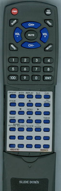 MAGNAVOX M175CDBA02 Replacement Remote