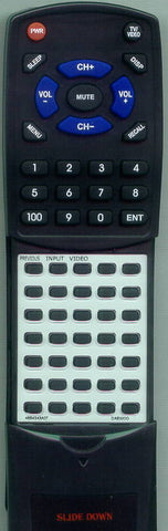 DAEWOO DTQ20V1FCN Replacement Remote