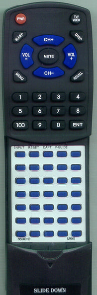 SANYO FXTA Replacement Remote