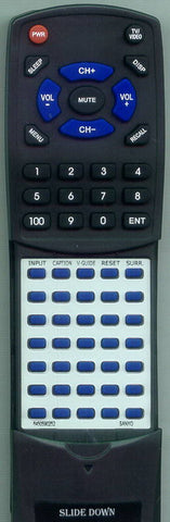 SANYO JXMRF Replacement Remote