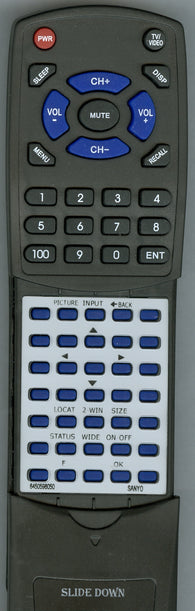 SANYO JXMZA Replacement Remote