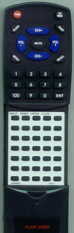 SANYO FXTG GREY Replacement Remote