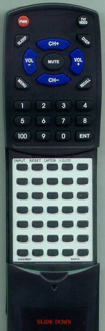 SANYO FXTB GREY Replacement Remote