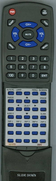 SANYO PLV55WM1 Replacement Remote