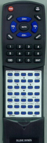 SANYO PLCSU70 Replacement Remote