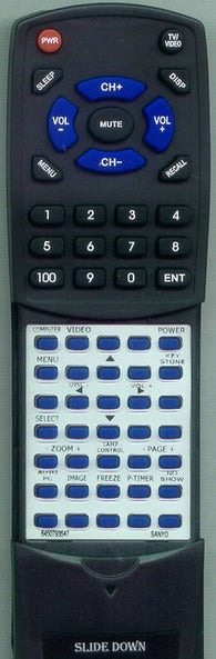 SANYO PLCXU70 Replacement Remote