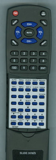 SANYO PLV75 Replacement Remote