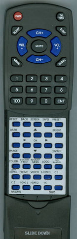 SANYO PLVZ2000 Replacement Remote