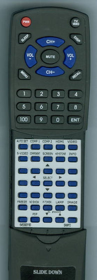 SANYO MXAC Replacement Remote