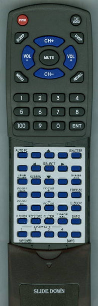 SANYO PLCXF71 Replacement Remote