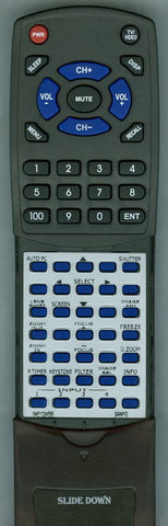 SANYO PLCXF71 Replacement Remote