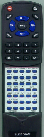 INSIGNIA KRC4729D Replacement Remote