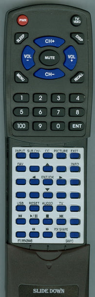 SANYO MC42FN01 Replacement Remote