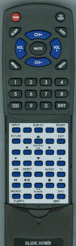 SANYO MC42NS00 Replacement Remote