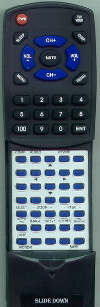 SANYO PLCXU74 Replacement Remote