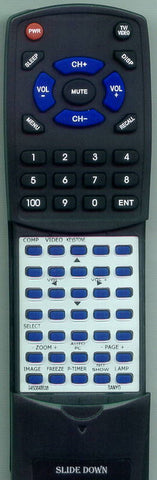 SANYO PLCXE40 Replacement Remote