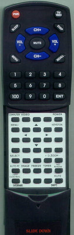 SANYO PLC-XW55A Replacement Remote