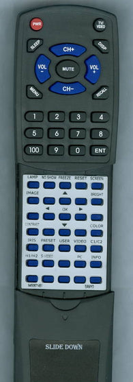 SANYO PLVZ5 Replacement Remote