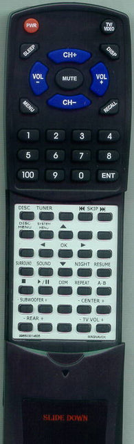 MAGNAVOX MRD120-17 Replacement Remote