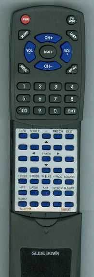 SAMSUNG TXS2783 Replacement Remote