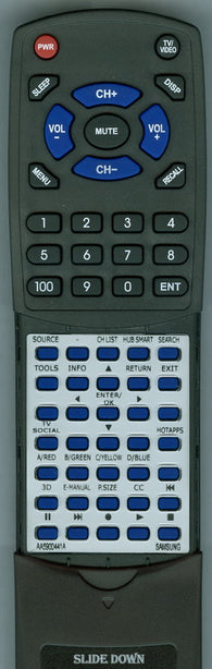 SAMSUNG UN46D6420UFXZA Replacement Remote