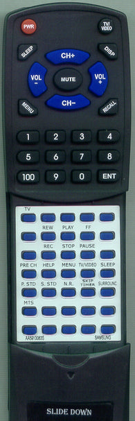 SAMSUNG TXG2548 Replacement Remote