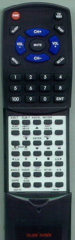 TOSHIBA 17HLV85 Replacement Remote