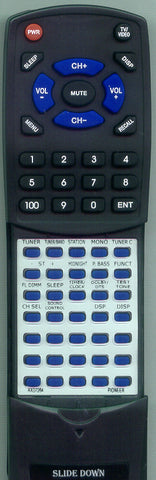 PIONEER AXD7265 Replacement Remote