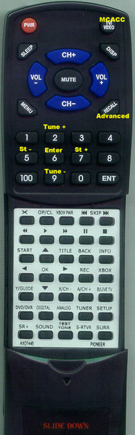 PIONEER AXD7445 Replacement Remote