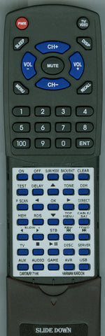 HARMAN-KARDON- AVR8000 Replacement Remote