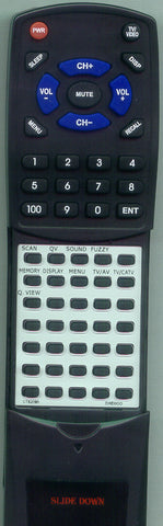 DAEWOO RTCTS2090 Replacement Remote