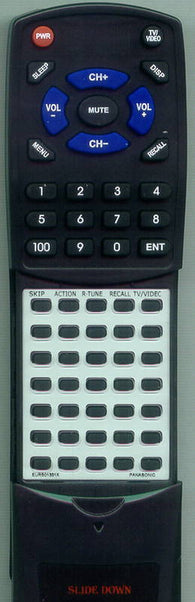 PANASONIC RTEUR501331X Replacement Remote