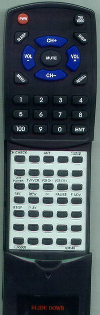 PANASONIC RTEUR50426 Replacement Remote