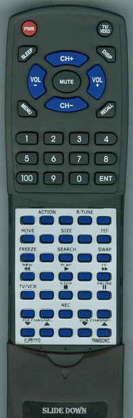 PANASONIC RTEUR511110 Replacement Remote