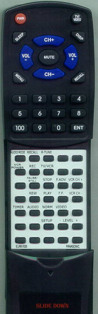 PANASONIC RTEUR51533 Replacement Remote