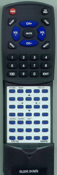 PANASONIC RTEUR51700G Replacement Remote