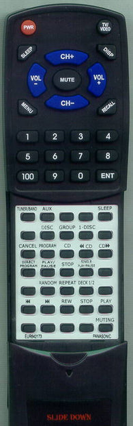 PANASONIC RTEUR642173 Replacement Remote