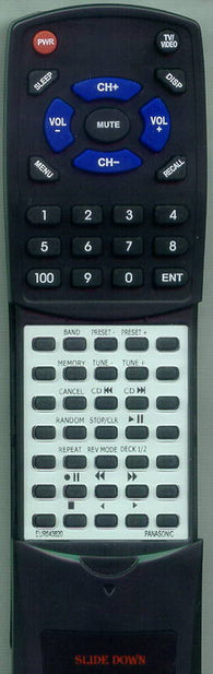 PANASONIC RTEUR643820 Replacement Remote