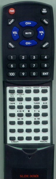 PANASONIC RTEUR644375 Replacement Remote