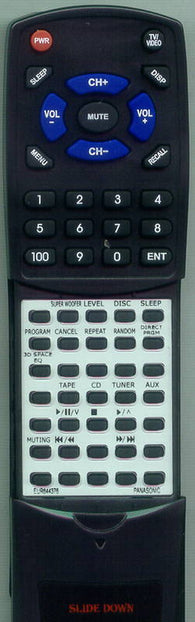 PANASONIC RTEUR644376 Replacement Remote