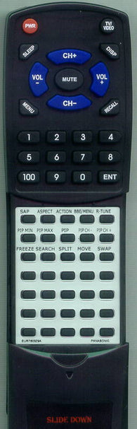 PANASONIC RTEUR7603Z9A Replacement Remote