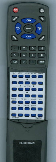 PANASONIC RTEUR7603ZB0 Replacement Remote