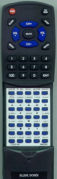 PANASONIC RTEUR7631100R Replacement Remote